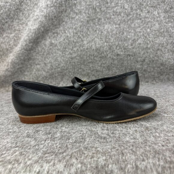 ✅Womens 6.5M Tic-Tac-Toes Black Mary Jane Dance Shoes Strapped Ballroom Dancing - Picture 9 of 13